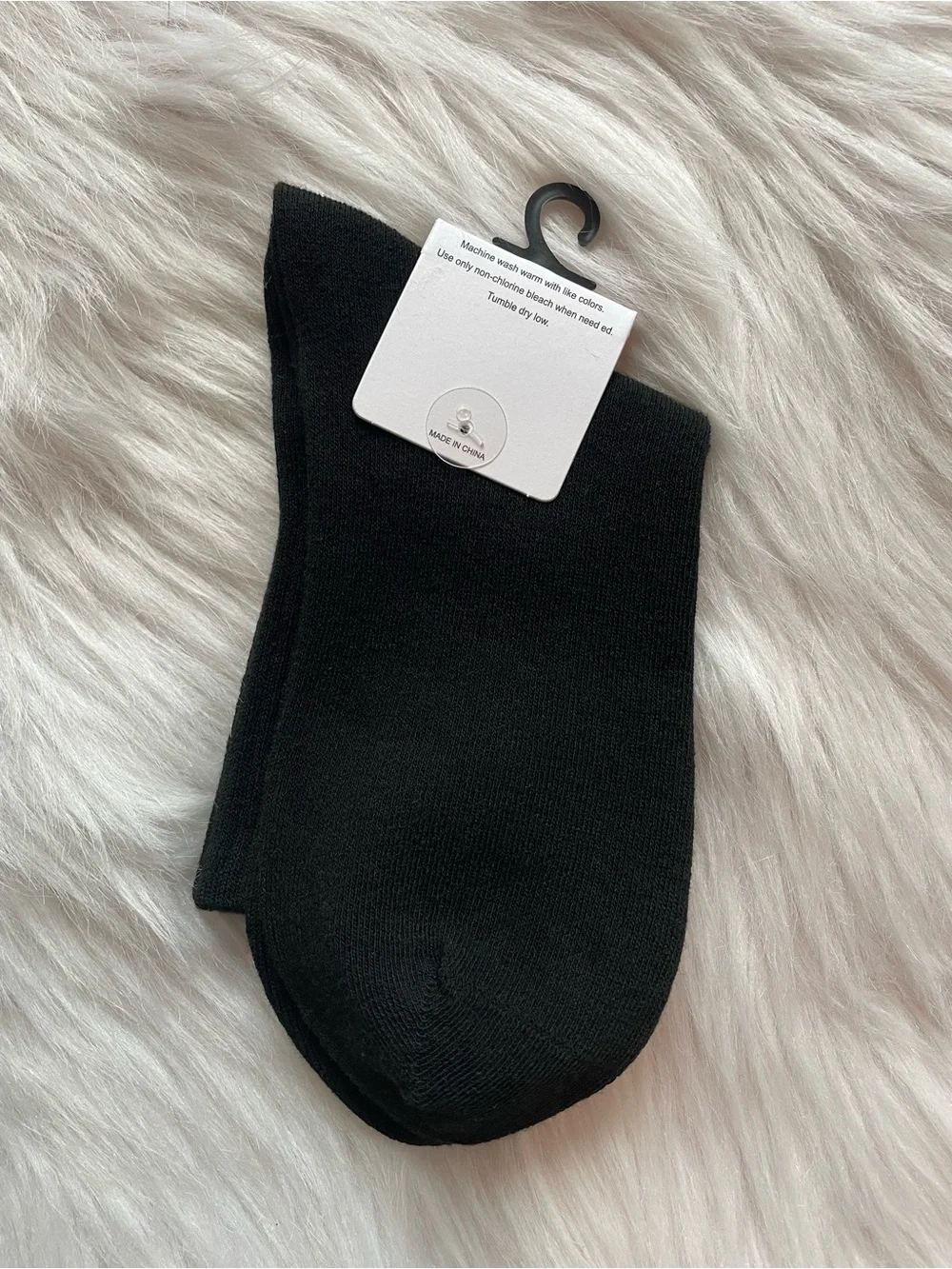 New bad b*tch socks black socks baddie women’s one size NWT Girly